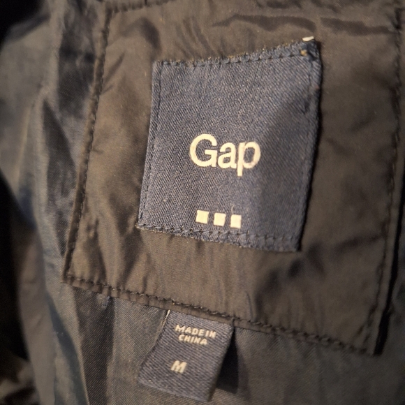 Navyblue four pocket GAP puffy jacket - Picture 2 of 9